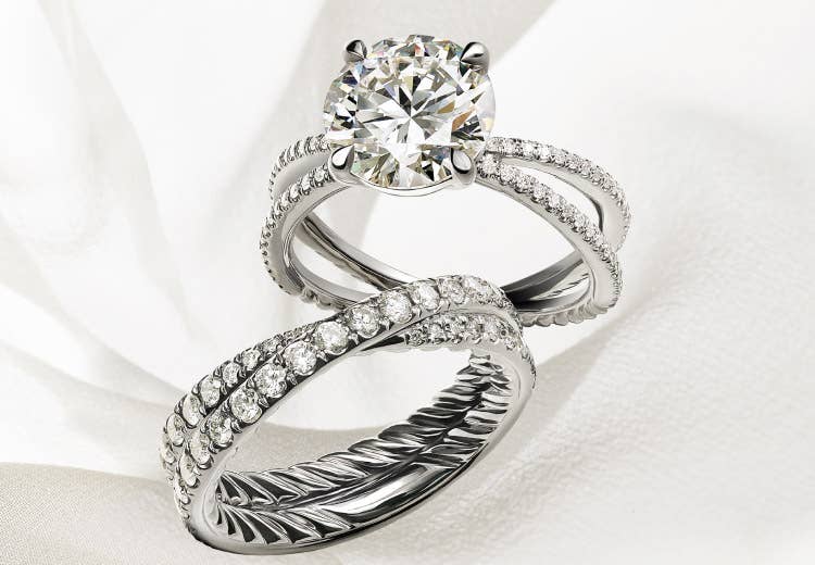 Shop David Yurman's engagment rings