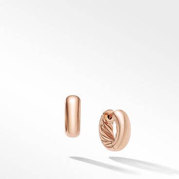 DY Mercer™ Micro Hoop Earrings in 18K Rose Gold