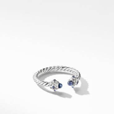 Renaissance Colour Ring in 18K White Gold with Blue Sapphires