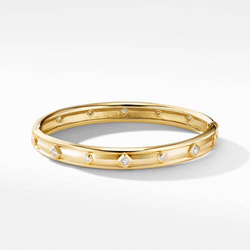 Modern Renaissance Bracelet in 18K Yellow Gold with Diamonds
