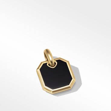 Roman Amulet in 18K Yellow Gold with Black Onyx