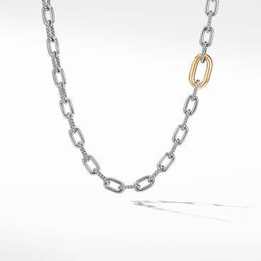 DY Madison® Convertible Chain Necklace in Sterling Silver with 18K Yellow Gold