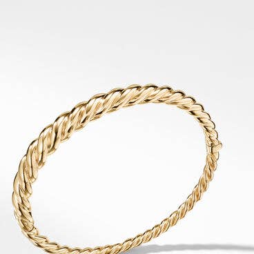Pure Form® Cable Bracelet in 18K Gold, 6mm