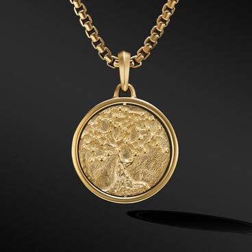 Life and Death Duality Amulet in 18K Yellow Gold