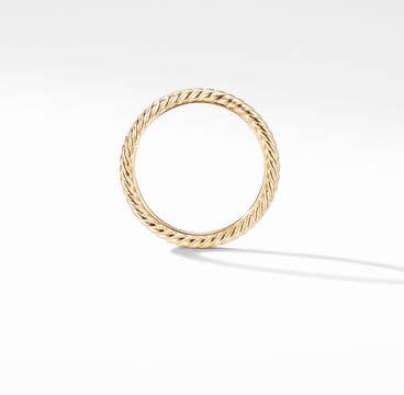 Cable Collectibles® Stack Ring in 18K Yellow Gold