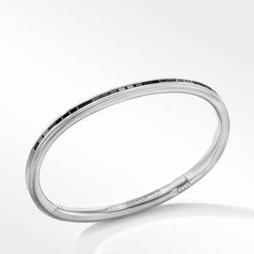 Streamline® Bracelet in 18K White Gold with Pavé Black Diamonds