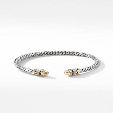 Petite Helena Color Bracelet with 18K Yellow Gold Domes and Pavé Diamonds