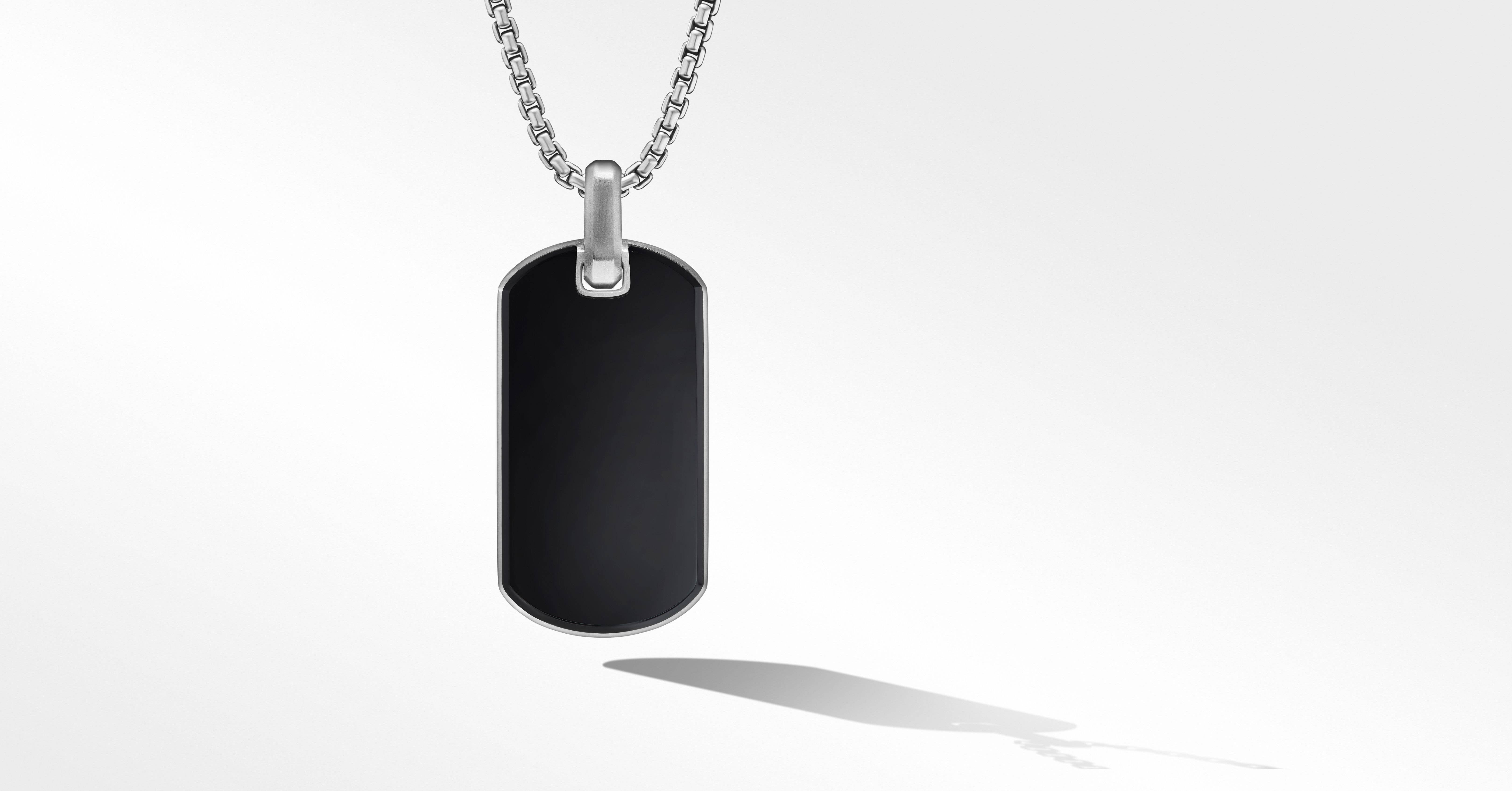 Streamline® Tag with Black Onyx | David 