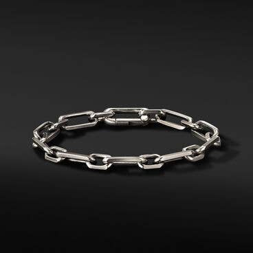 Elongated Open Link Chain Bracelet
