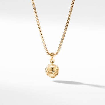 NYC Earth Amulet in 18K Yellow Gold with Diamond
