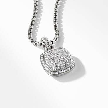 Albion® Pendant in Sterling Silver with Pavé Diamonds