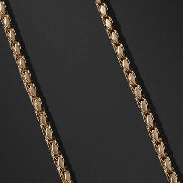 Fluted Chain Necklace in 18K Yellow Gold