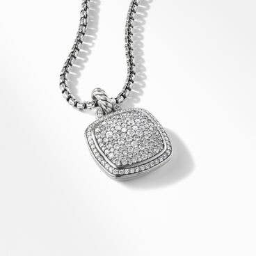 Albion® Pendant in Sterling Silver with Pavé Diamonds