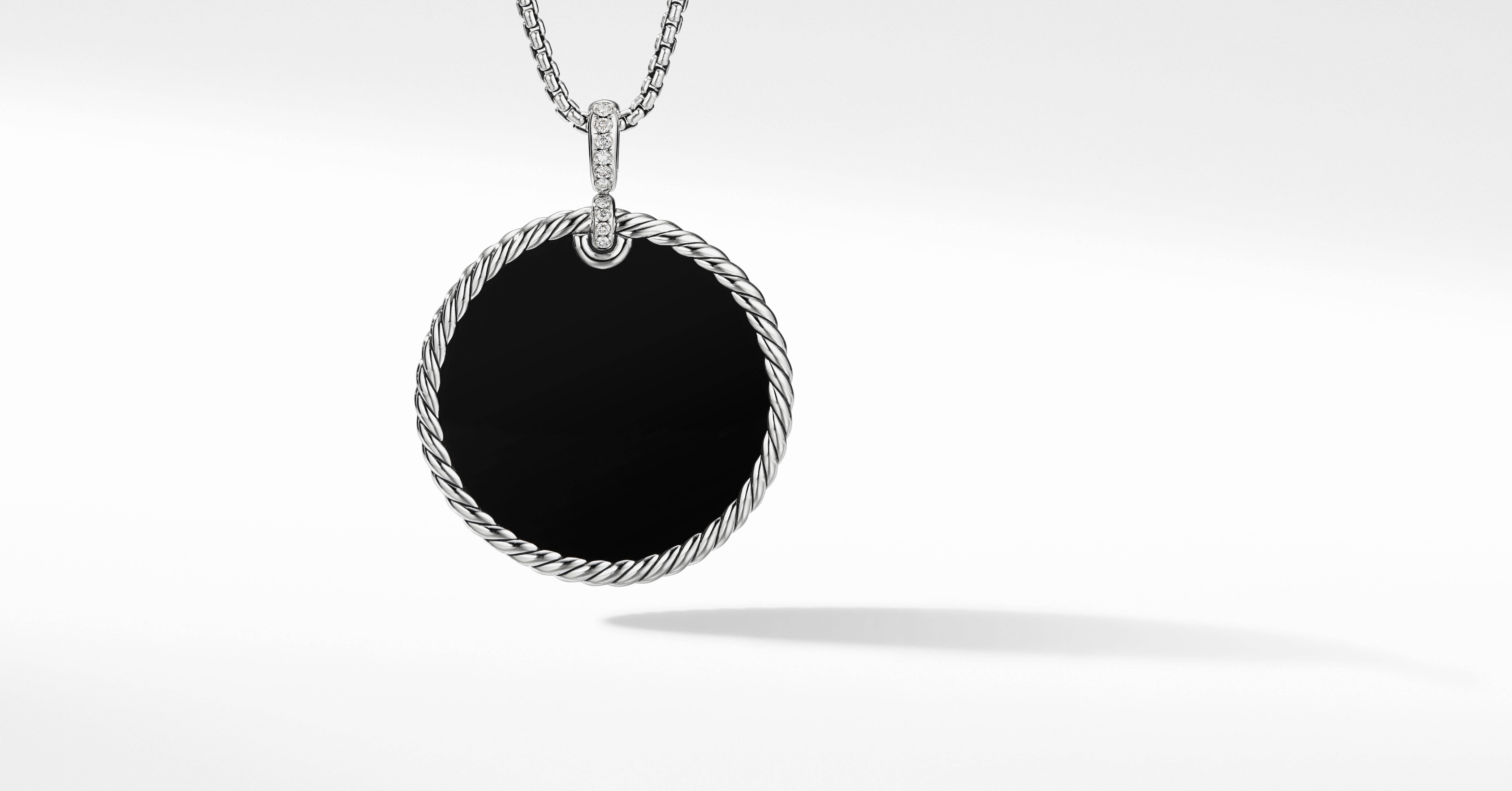 DY Elements® Disc Pendant with Black 