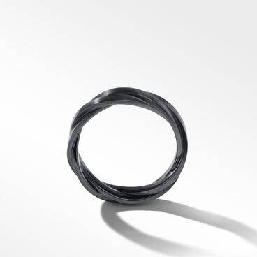 DY Helios™ Band Ring in Black Titanium