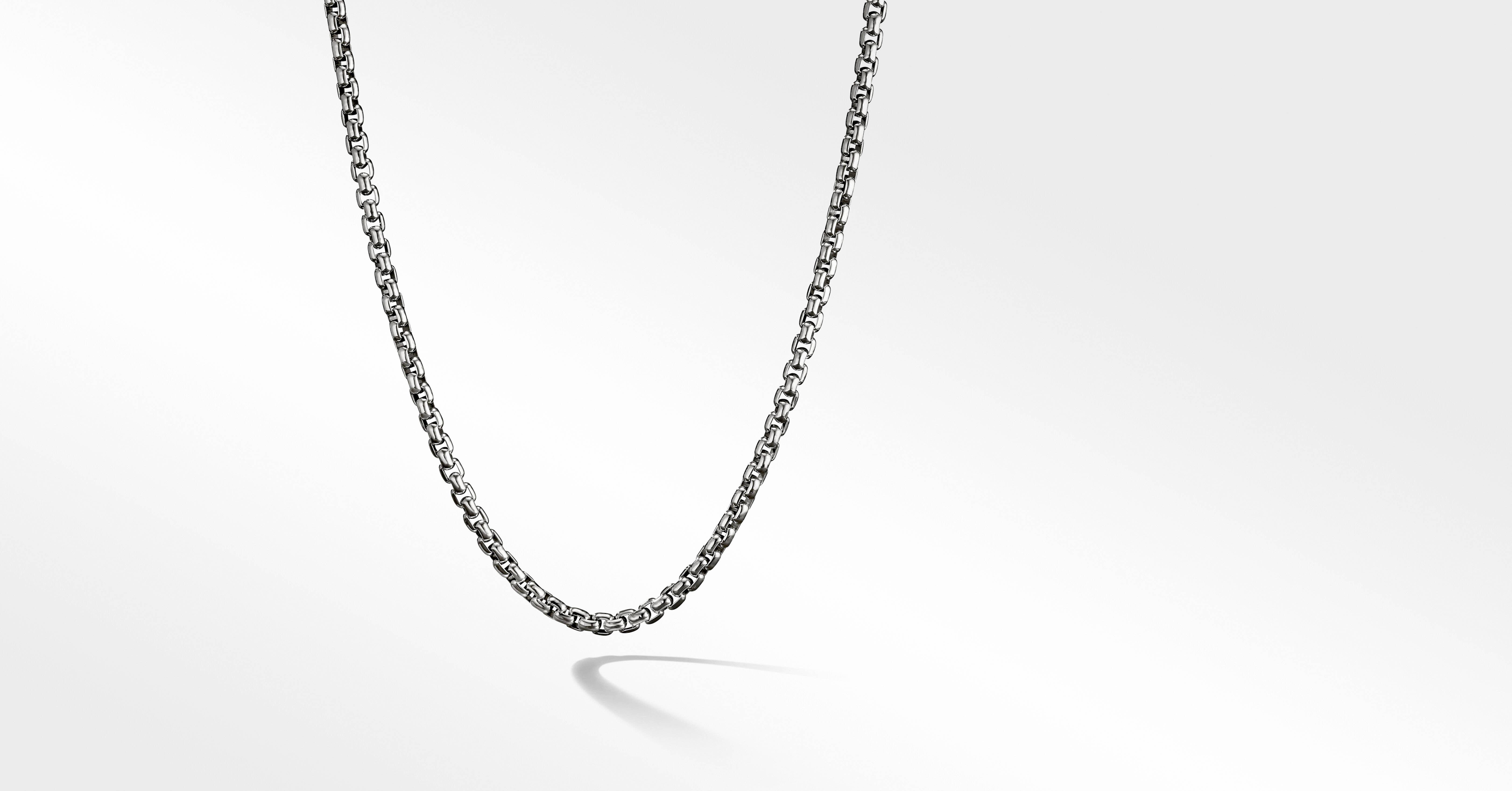 Large Box Chain Necklace, 4.8mm