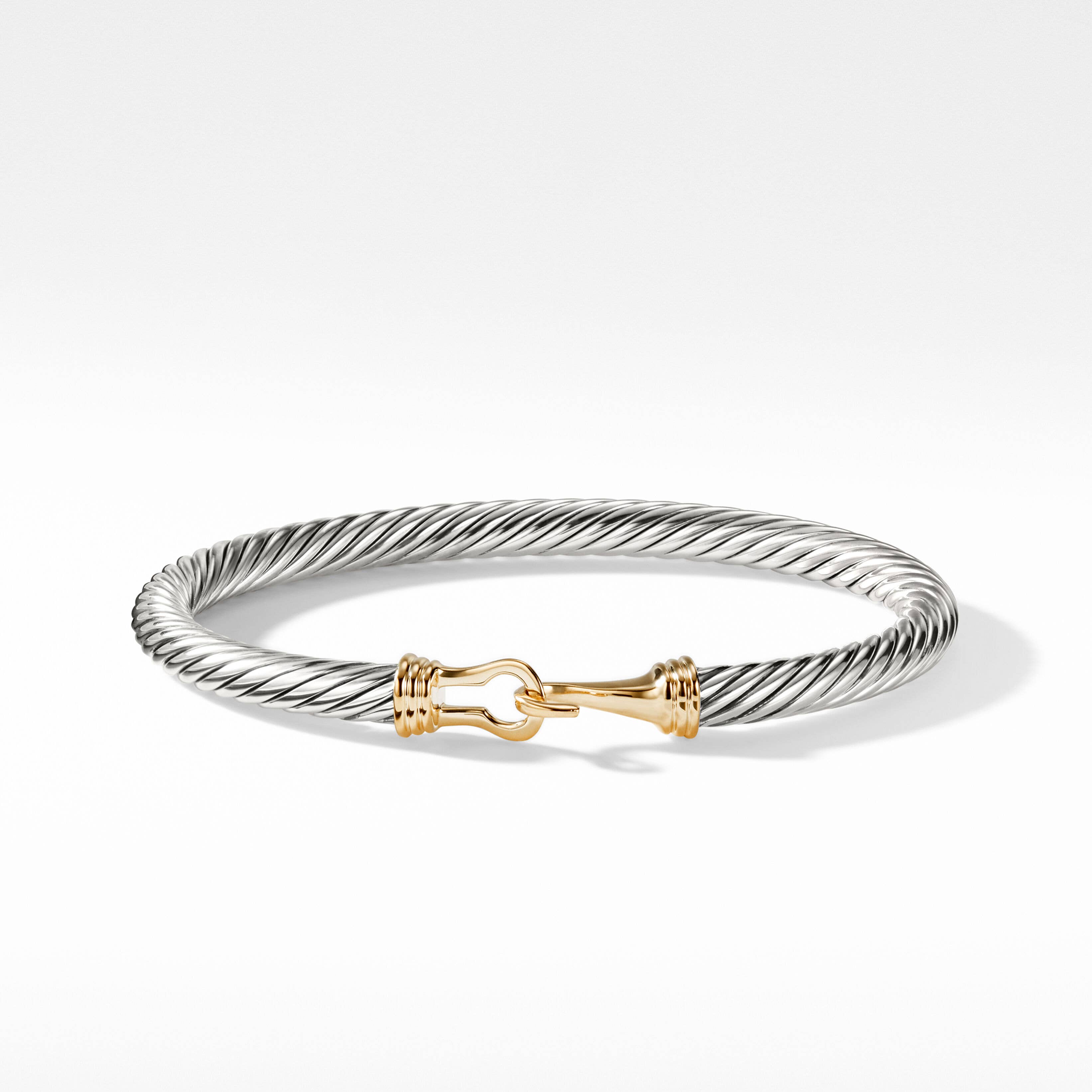 Buckle Bracelet with 14K Yellow Gold