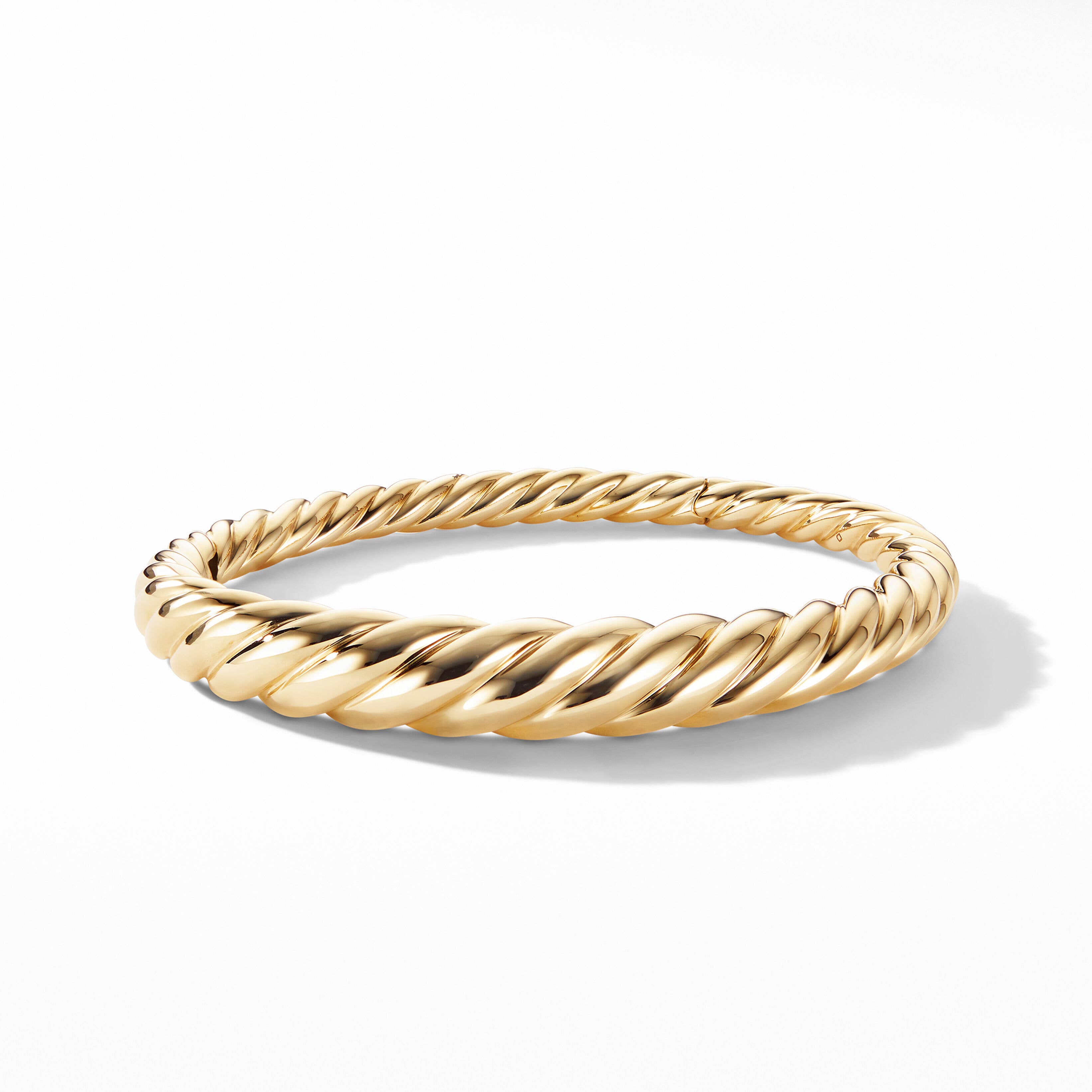 Pure Form® Cable Bracelet in 18K Gold, 9.5mm