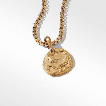 Scorpio Amulet in 18K Yellow Gold