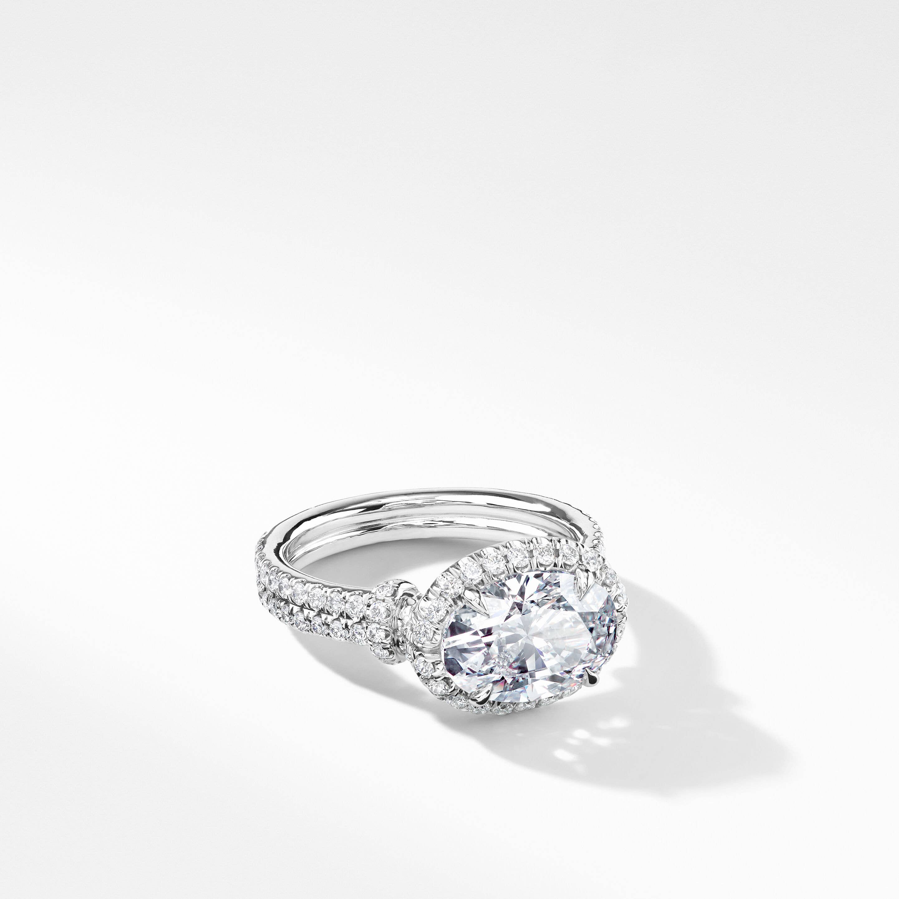 DY Astor Engagement Ring in Platinum, Oval