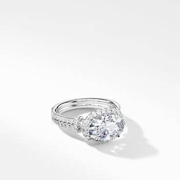 DY Astor Engagement Ring in Platinum, Oval