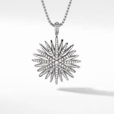 Starburst Pendant with Pavé Diamonds