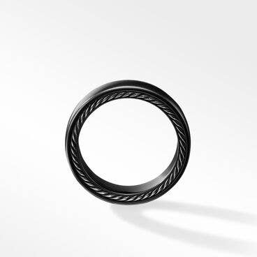 Streamline® Band Ring in Black Titanium