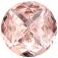 Petite Wheaton® Ring in Sterling Silver with Morganite and Pavé Diamonds