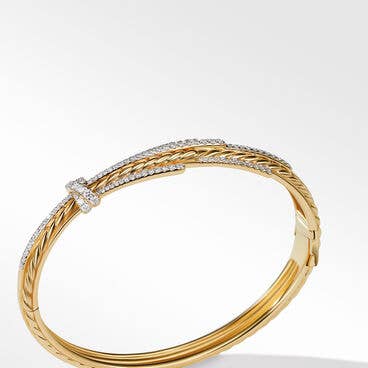 Angelika™ Bracelet in 18K Yellow Gold with Pavé Diamonds
