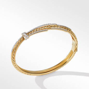 Angelika™ Bracelet in 18K Yellow Gold with Pavé Diamonds