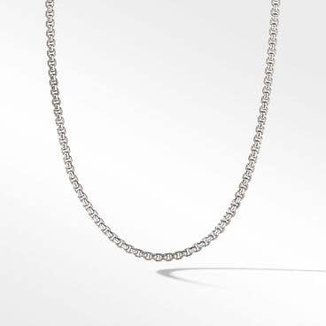 Box Chain Necklace with 14K Yellow Gold Accent