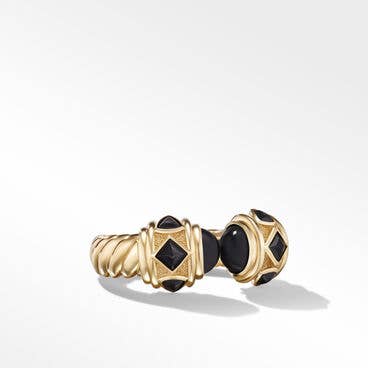 Renaissance® Colour Ring in 18K Yellow Gold with Black Onyx