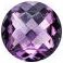 Chatelaine® Ring in Sterling Silver with Amethyst and Pavé Diamonds