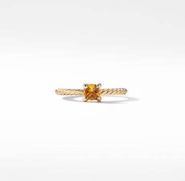 Chatelaine® Kids Ring in 18K Yellow Gold with Citrine