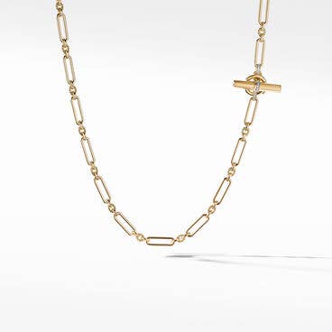 Lexington Necklace in 18K Yellow Gold with Pavé Diamonds
