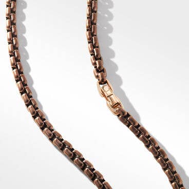 DY Bel Aire Chain Necklace in Bronze with 14K Rose Gold Accents
