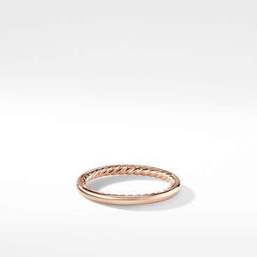 DY Eden Band Ring in 18K Rose Gold, 2mm