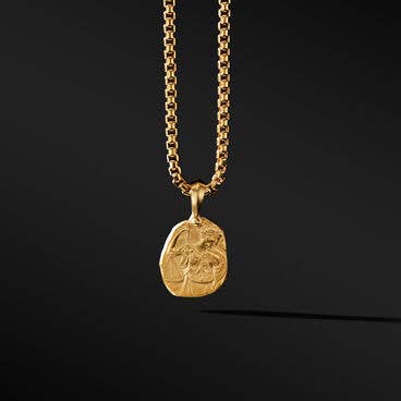 Libra Amulet in 18K Yellow Gold
