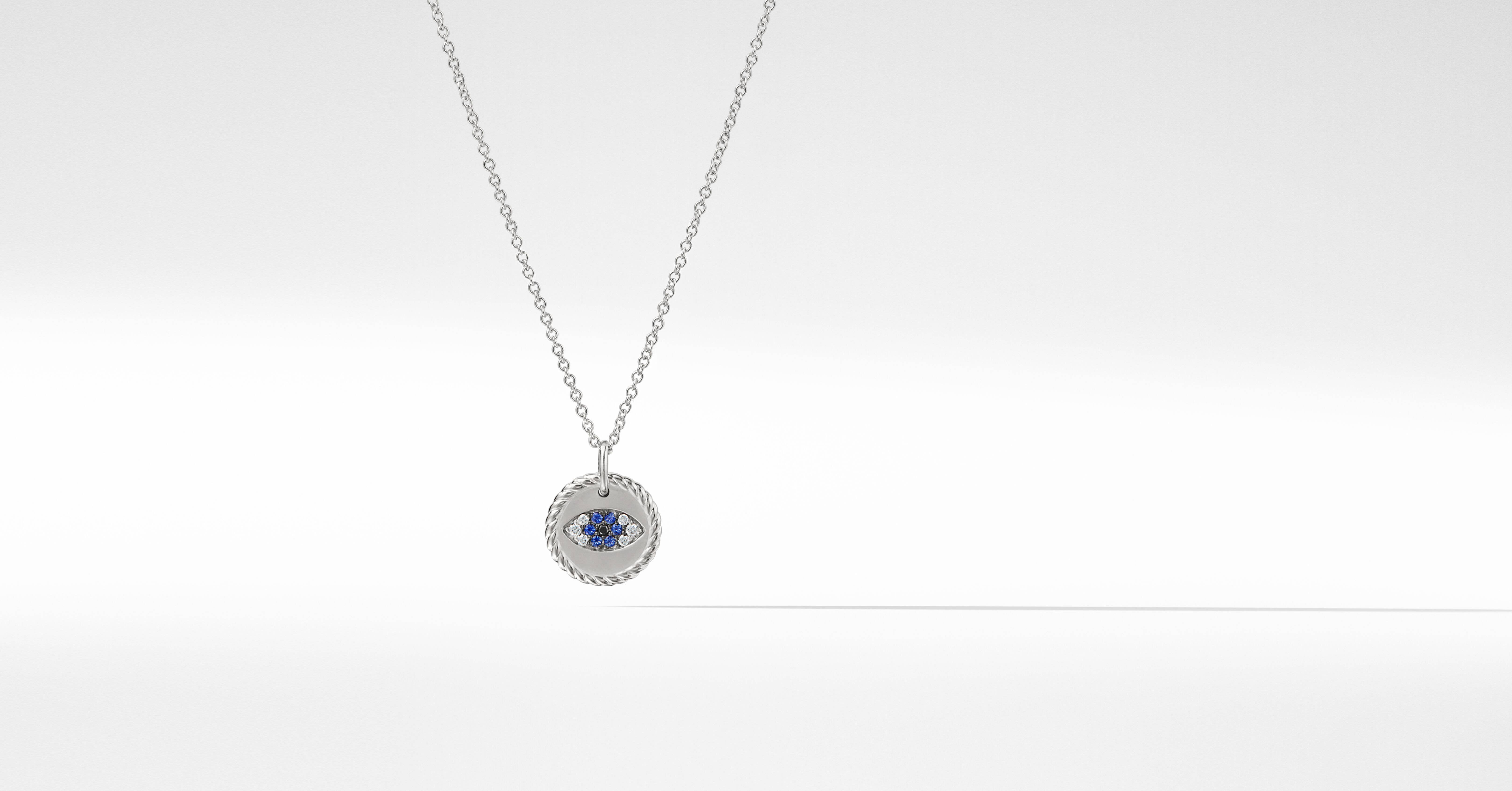 Aggregate more than 83 evil eye diamond necklace latest - POPPY