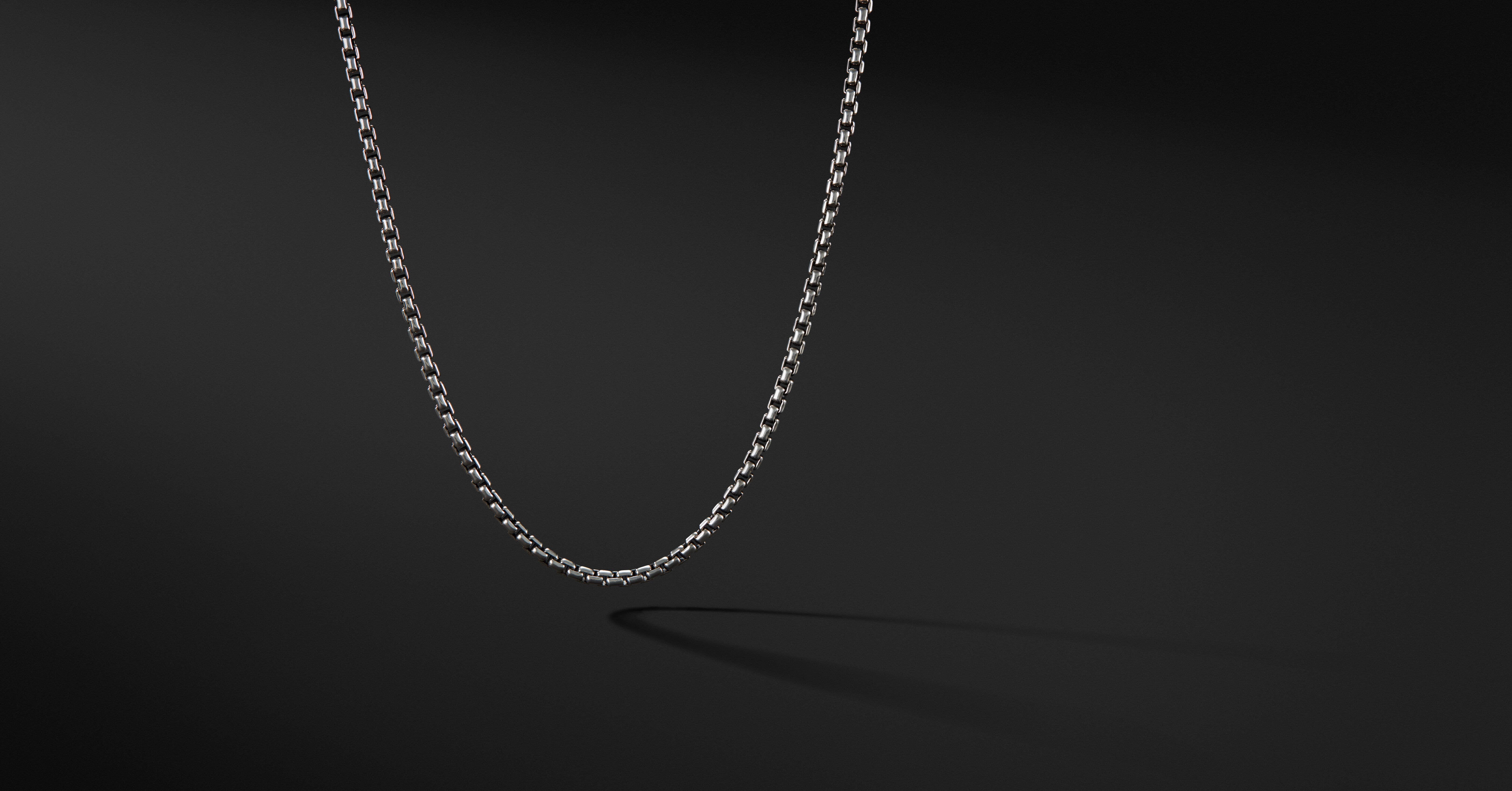 Box Chain Necklace in Sterling Silver, 2.7mm | David Yurman