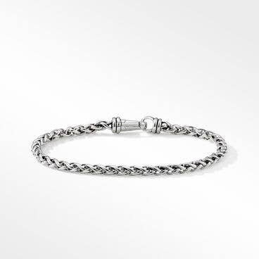 Wheat Chain Bracelet in Sterling Silver