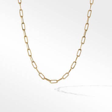 DY Madison Chain Necklace in 18K Yellow Gold, 4mm
