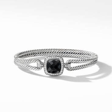 Albion® Bracelet with Black Onyx and Pavé Diamonds