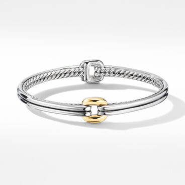 Thoroughbred Center Link Bracelet with 18K Yellow Gold
