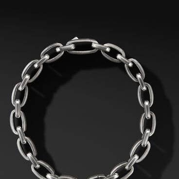Deco Beveled Link Bracelet with Pavé Black Diamonds