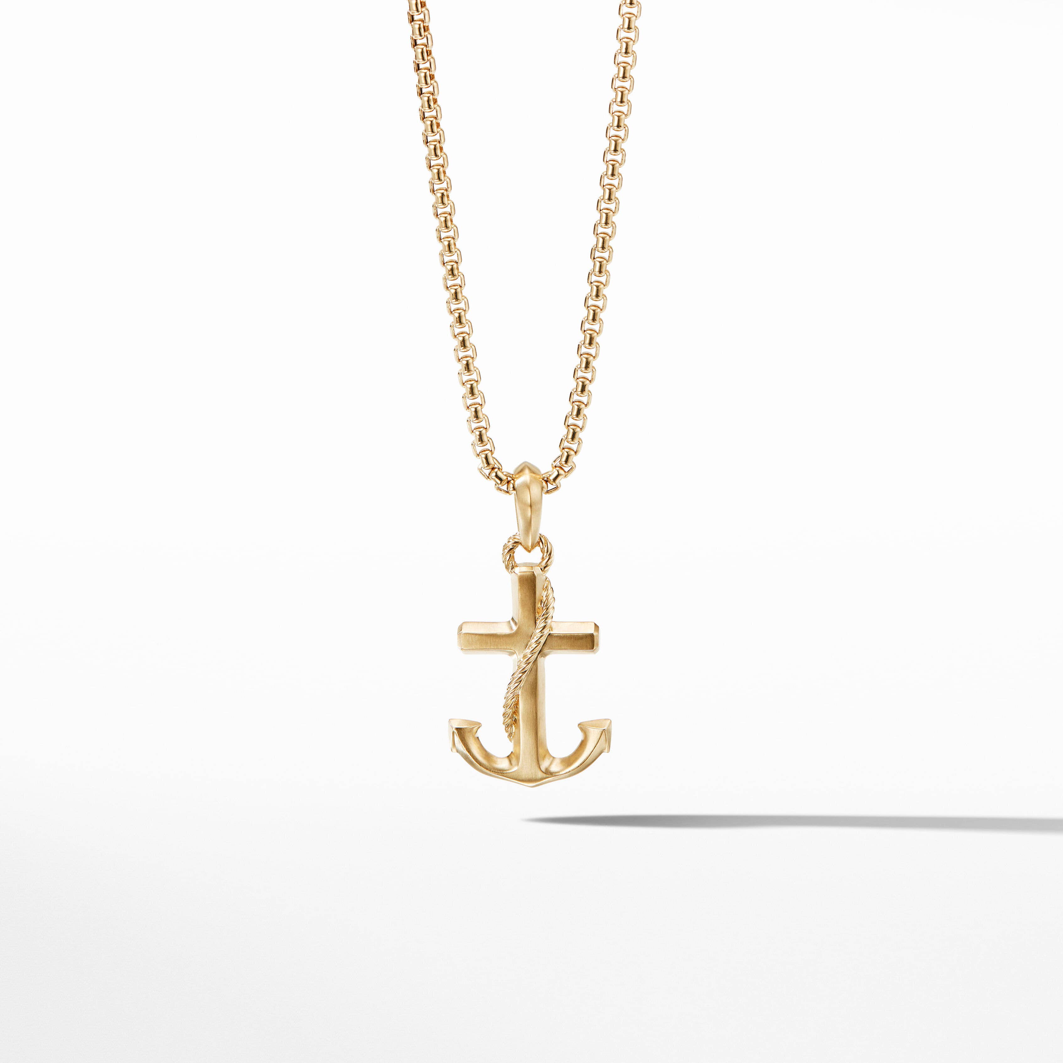 Maritime® Anchor Amulet in 18K Yellow Gold