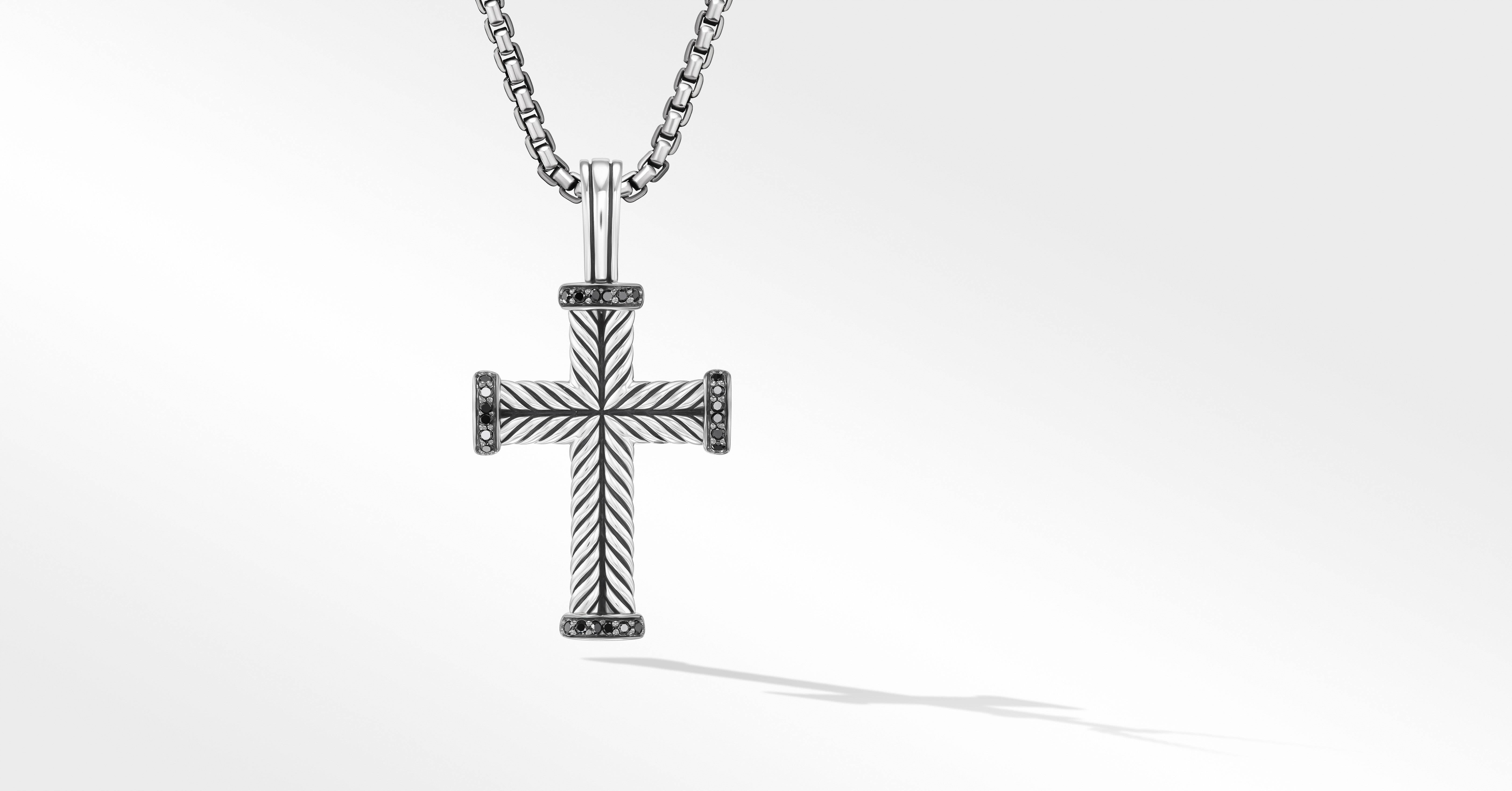 black cross pendant