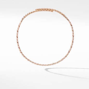 Pavéflex Necklace in 18K Rose Gold with Diamonds
