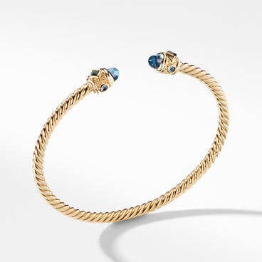 Renaissance® Bracelet in 18K Yellow Gold with Hampton Blue Topaz