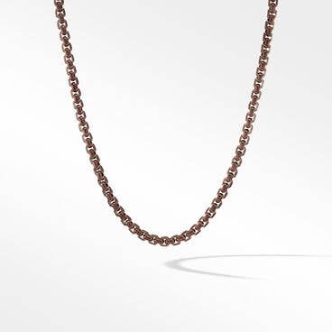 DY Bel Aire Chain Necklace in Bronze with 14K Rose Gold Accents